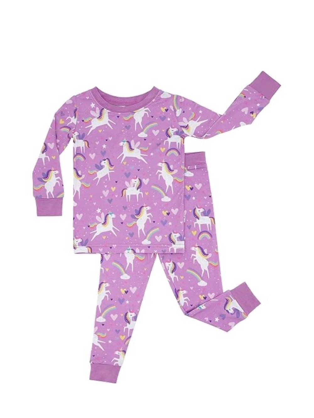 Little Sleepies Unicorn Pajama Set Size 5/6